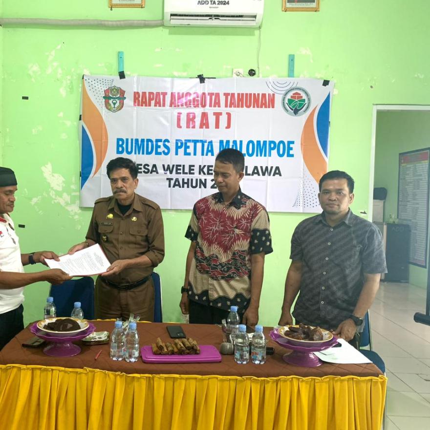 Perkuat Ekonomi Desa, BUMDes Petta Malompoe Laksanakan RAT Tahun Buku 2025